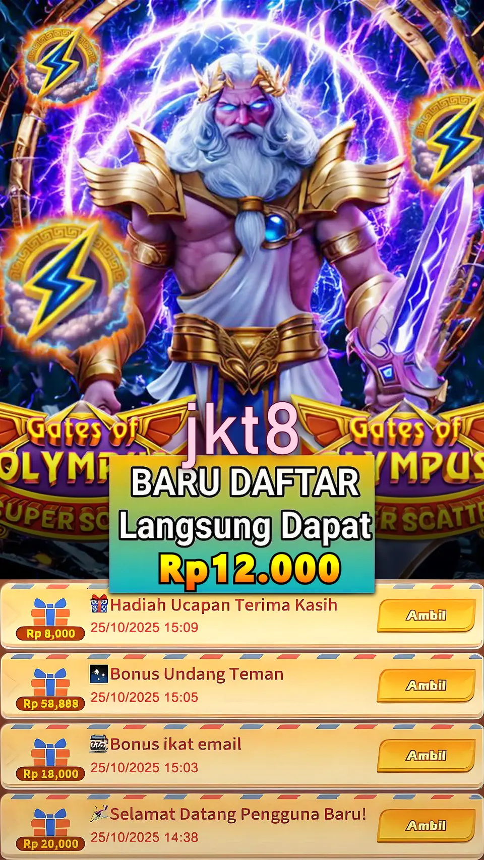 jkt8 Masuk